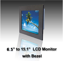 Industrial cnc Monitor, panelmount industrial lcd monitors, panel mount monitor, bezelmount lcd monitors
