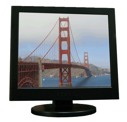 RS343 A- Industrial LCD Desktop Monitor
