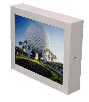 Replacement Monitors, Industrial LCD, 12.1 inch Metal Enclosed front view