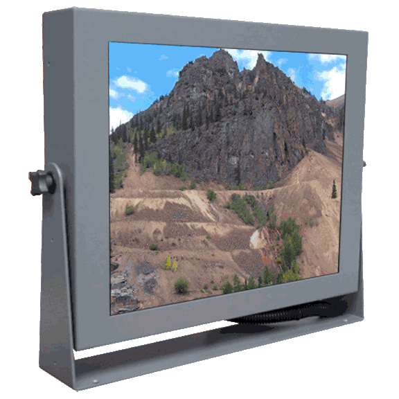 Replacement Monitors, Industrial LCD, 17.1 inch Metal Enclosed