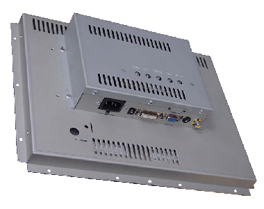 Open Frame Industrial Panel Monitors, 15.1 inch rear view