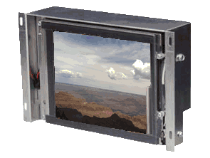 Open Frame Industrial Panel Monitors, 6.5 inch front view