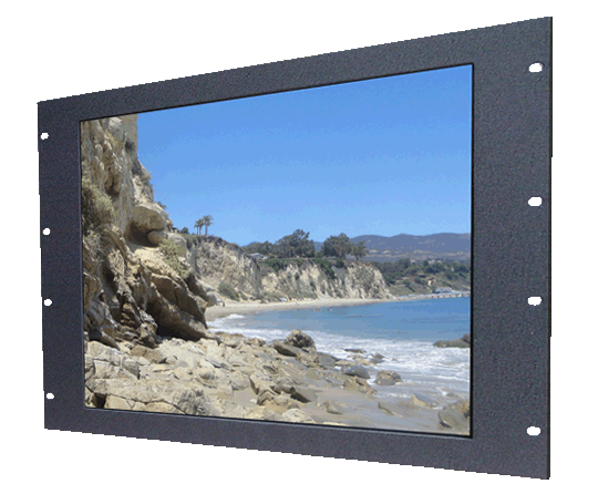Industrial TFT LCD 19.1 inch Monitor in 19 inch Rack Mount
