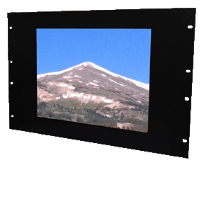 15 inch Industrial LCD Monitor with 19 inch Rack Mount 