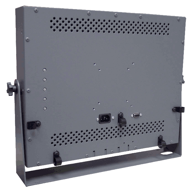 Replacement Monitors, Industrial LCD, 17.1 inch Metal Enclosed Rear